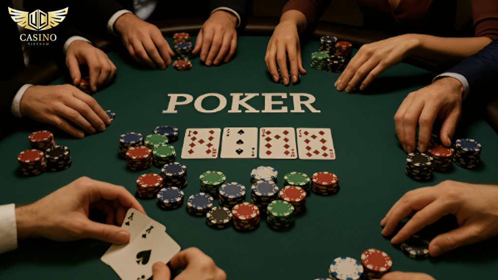 하노이 피닉스 카지노 포커 테이블